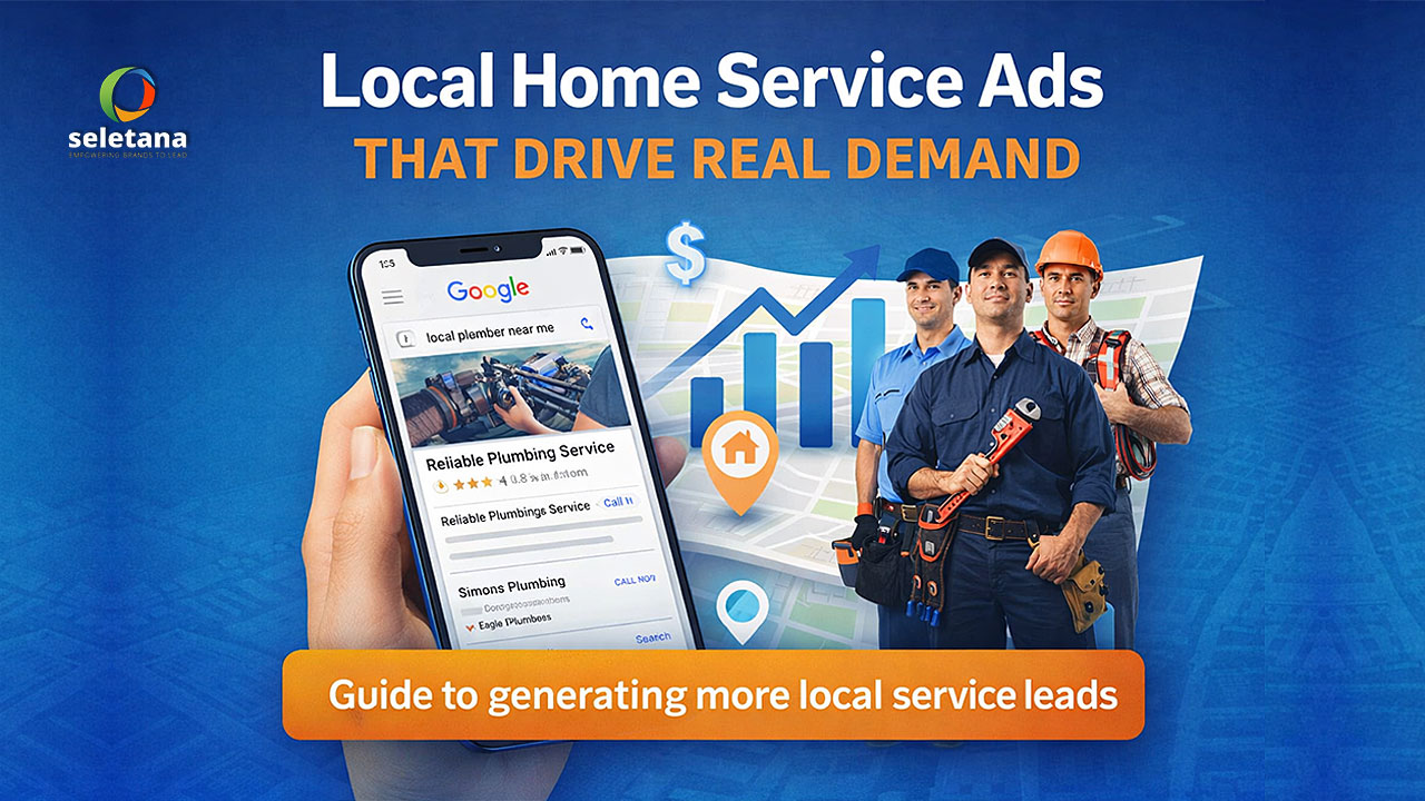 local service ads for plumbers, HVAC, and electricians generating high intent leads in US markets