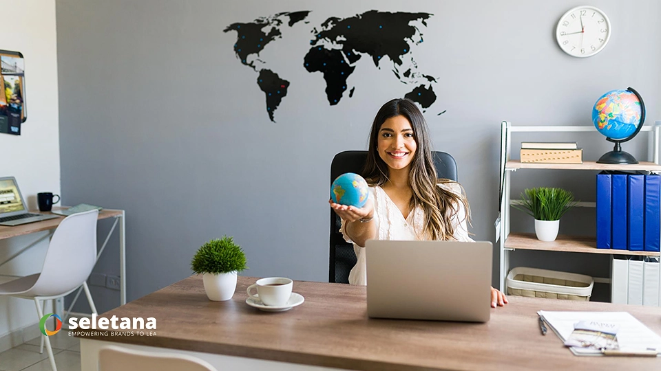 Gestão de marketplaces internacionais com foco em Amazon, Etsy e Walmart para vendas globais
